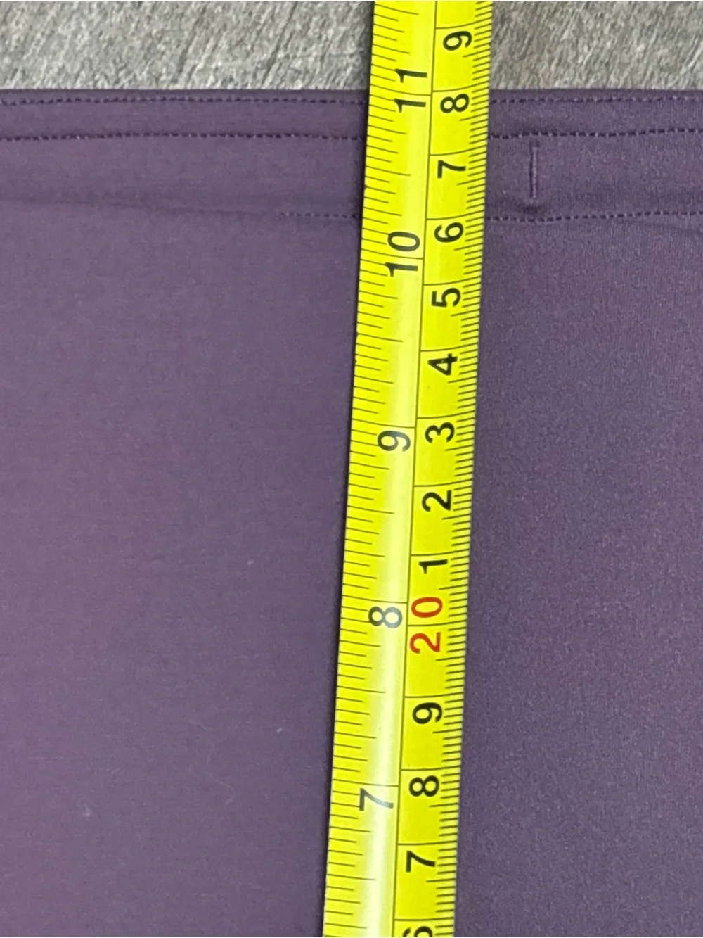 Lululemon Wunder Train High Rise Tight 25” Leggings Size 12 Purple Plum LN